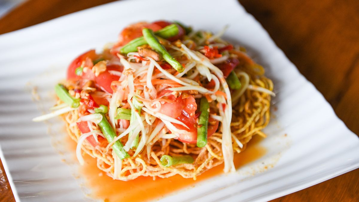 Som Tam Papaya salad Thailandia